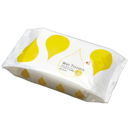 TANOSEE ノンアルコール除菌ウエットティッシュ 詰替用 1パック(80枚)