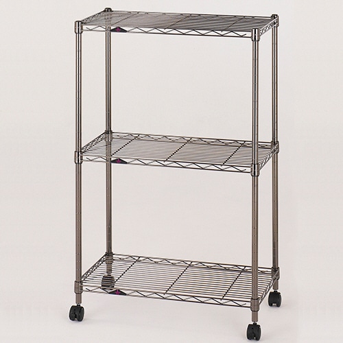 ドウシシャ　ルミナス　ブラックシリーズ　フリーラック　３段　６０Ｗ　ＢＮ９０６０－３　１台