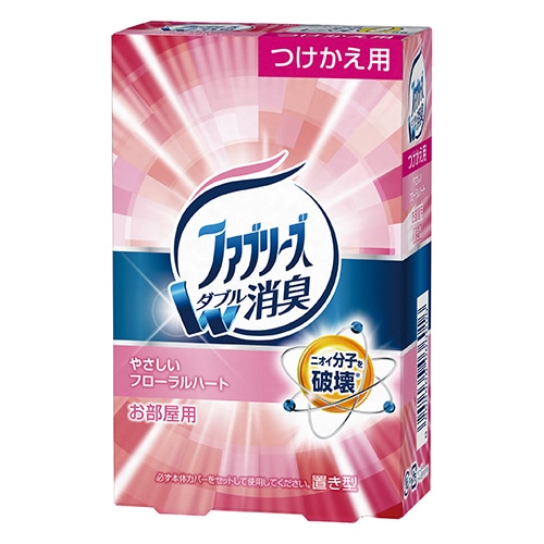 置き型ファブリーズ やさしいフローラルハート つけかえ用 130g