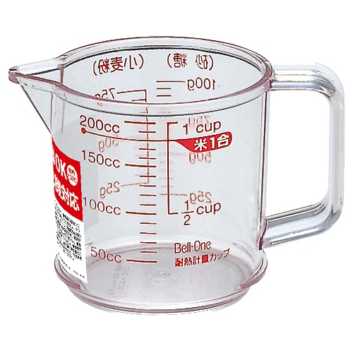 アスベル 耐熱計量カップ R-200 220mL 1個