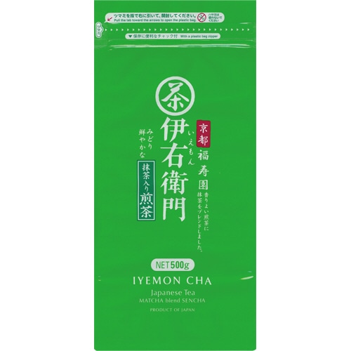 宇治の露製茶 伊右衛門 徳用抹茶入り煎茶 500g 1袋