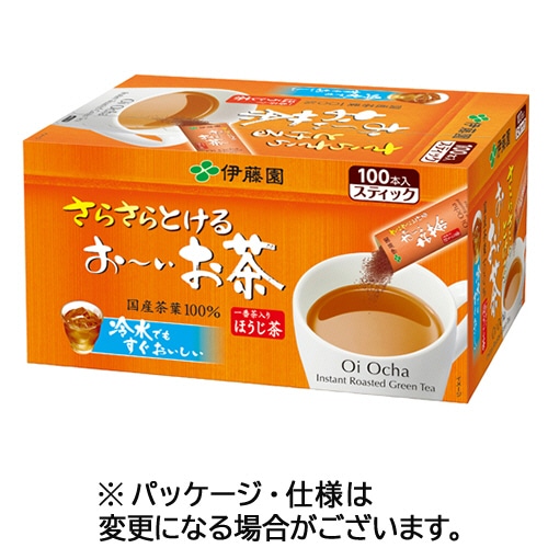 伊藤園 さらさらとける おーいお茶 ほうじ茶 ステック 1箱(100本)