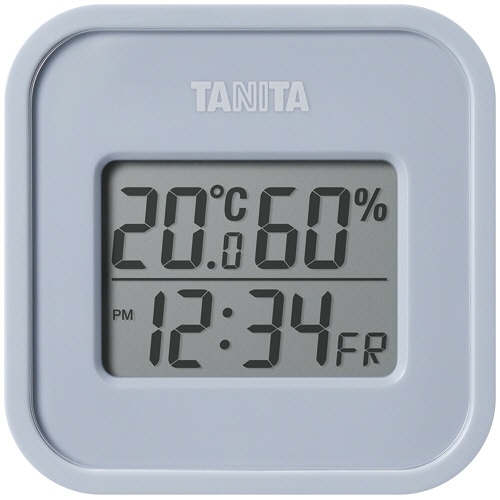 タニタ　デジタル温湿度計　ブルーグレー　ＴＴ－５８８－ＢＬ　１個
