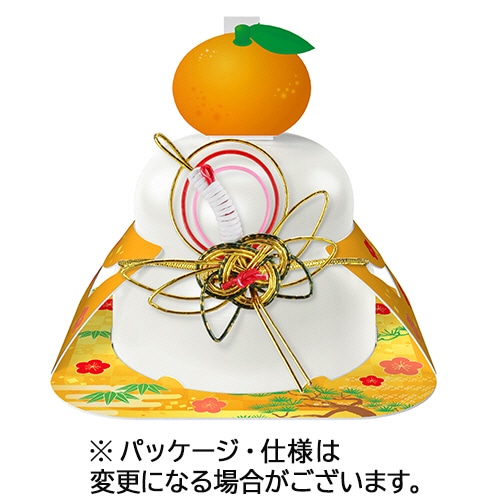 サトウ食品　サトウの福餅入り鏡餅　小飾り鶴橙付き　６６ｇ　１箱（２個）