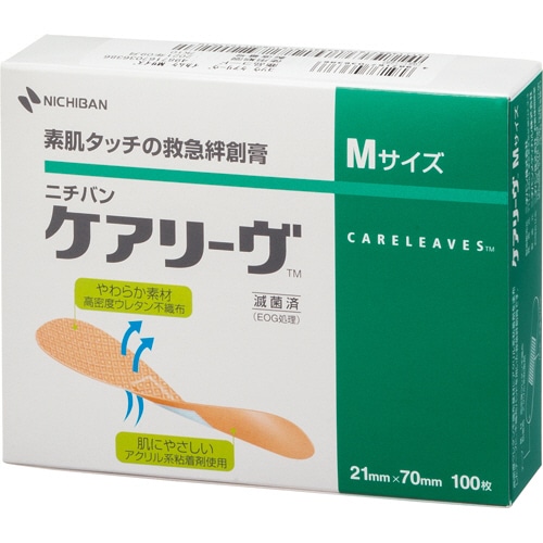 ニチバン ケアリーヴ Mサイズ CLM 1箱(100枚)