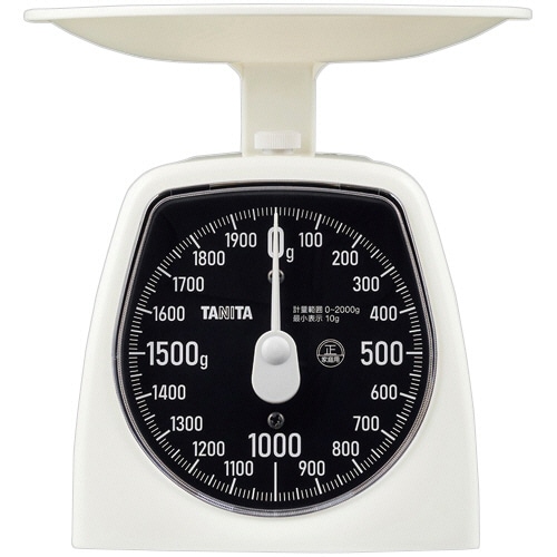 タニタ　アナログクッキングスケール　２ｋｇ　ホワイト　ＫＡ－４４２ＷＨ　１台