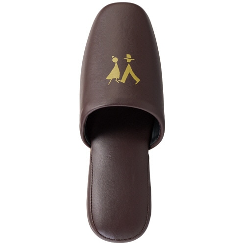ハピラ トイレ用スリッパ Lサイズ ブラウン TM-063-BRN 1足
