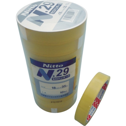 日東電工 セロハンテープNO29NEW 15mm×35m NO29-15 1パック(10巻)