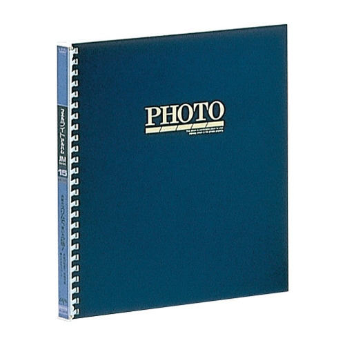 ナカバヤシ アルバムライトフォート15R 四ツ切サイズ 紺 アL-JHO-91-B 1冊