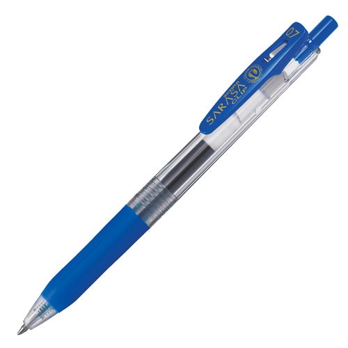 ゼブラ ジェルボールペン サラサクリップ 0.7mm 青 JJB15-BL 1本