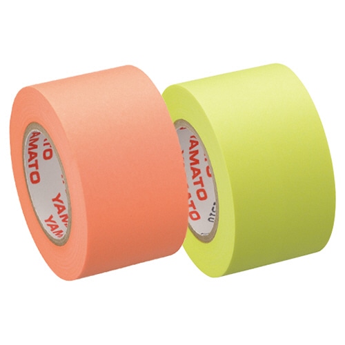 ヤマト メモック ロールテープ 蛍光紙 つめかえ用 25mm幅 レモン&オレンジ WR-25H-6C 1パック(2巻)