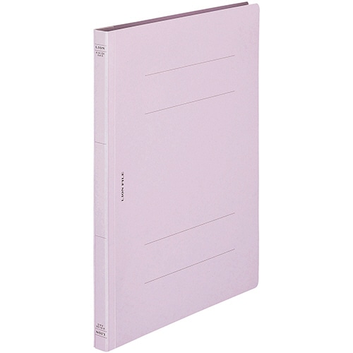 ライオン事務器 フラットファイル(環境) 樹脂押え具 A4タテ 150枚収容 背幅18mm パープル A-512KA4S 1冊