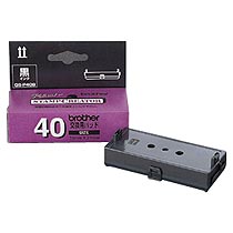 ブラザー ピータッチ スタンプクリエーター用スタンプ(グリップ+パッド) サイズ40(70×27) 赤 QS-S40R 1個