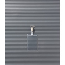 ライオン事務器 タッグ名札 タテ型 ソフトタイプ N-74K 1個