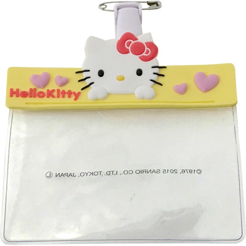 ティティメディカル ネームホルダー ハローキティ イエロー 234106 1個