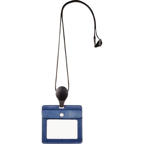 アスカ IDカードホルダー オープンポケットタイプ ブルー ID02B 1個