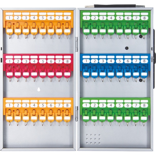 カール事務器 キーボックス 48個吊 シルバー CKB-48-S 1個