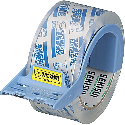 積水化学 透明梱包用テープ カッター付 48mm×50m P83TKKT 1巻