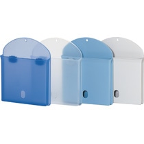 ライオン事務器 マグネットポケット 強力マグネットタイプ A4 縦332×横268×厚さ55mm ブルー MP-A4S 1個