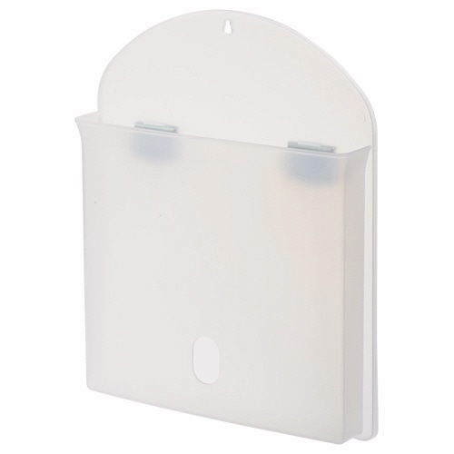 ライオン事務器 マグネットポケット 強力タイプ A4・角形2号 W268×D55×H332mm 透明 MP-A4S 1個