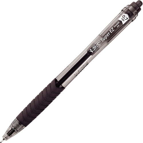 BIC スーパーEZノック 0.7mm 黒 SEZRT07BLK 1本