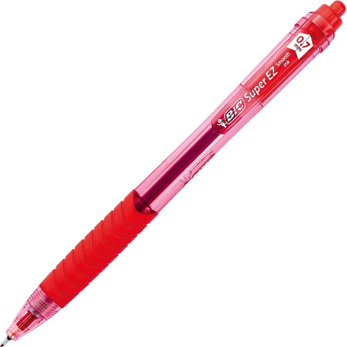 BIC スーパーEZノック 0.7mm 赤 SEZRT07RED 1本