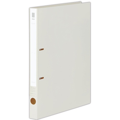 コクヨ リングファイル(NEOS) A4タテ 2穴 180枚収容 リング内径22mm 背幅27mm オフホワイト フ-NE420NW 1冊