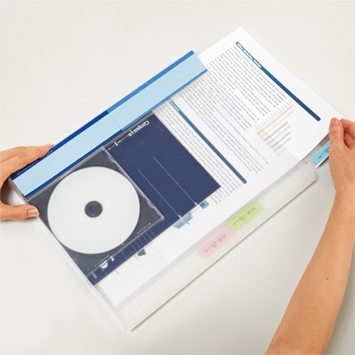 コクヨ グルーピングホルダー<KaTaSu>(ポケットタイプ) A4 ワイドマチ付 フ-KGPW750T 1パック(5冊)