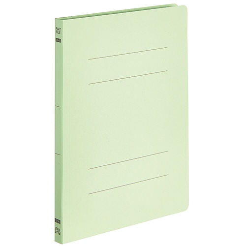 TANOSEE フラットファイルE(エコノミー) B5タテ 150枚収容 背幅18mm グリーン 1パック(10冊)