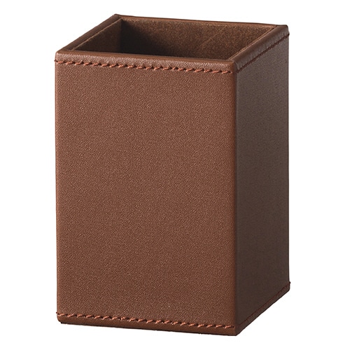 ワールドクラフト レザーペンスタンド ブラウン WL-PEN-BR 1個