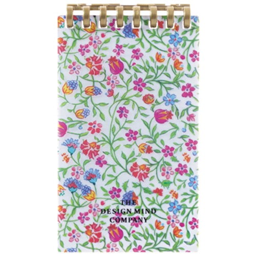 リヒトラブ FLOWER IMAGE ツイストノート メモサイズ 5mm方眼罫 赤 40枚 D1170-3 1冊