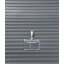 ライオン事務器 ツインIDカード用名札 ソフトタイプ N-76K 1個