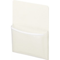 ライオン事務器 マグネットポケット ソフトタイプ A5判 縦210×横150×厚さ25mm ホワイト MP-2K 1個