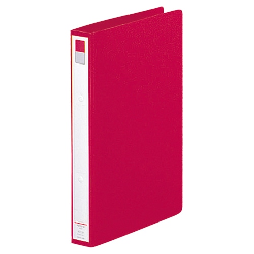 リヒトラブ リングファイル(カドロック&ツイストリング) A4タテ 2穴 200枚収容 リング内径25mm 背幅36mm 赤 F-877U-3 1冊