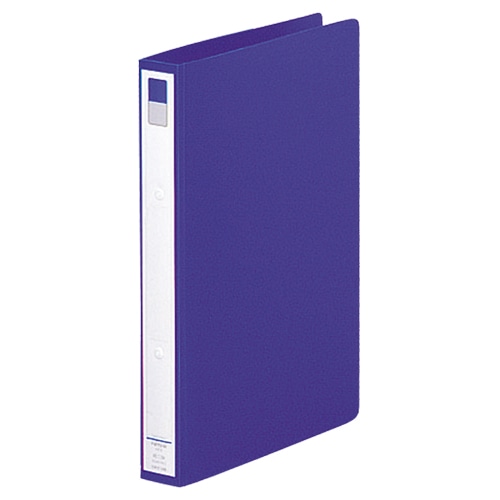リヒトラブ リングファイル(カドロック&ツイストリング) A4タテ 2穴 200枚収容 リング内径25mm 背幅36mm 青 F-877U-8 1冊
