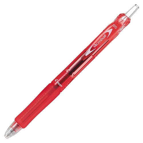 パイロット 油性ボールペン アクロボール150 極細0.5mm レッド BAB-15EF-RR 1本