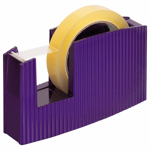 ライオン事務器 テープカッター(フリス) 太巻用 50×175×105mm メタリックブルー TC-20C 1台