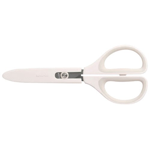 コクヨ ハサミ(サクサ) グルーレス刃 刃渡り65mm 白 ハサ-P280W 1本