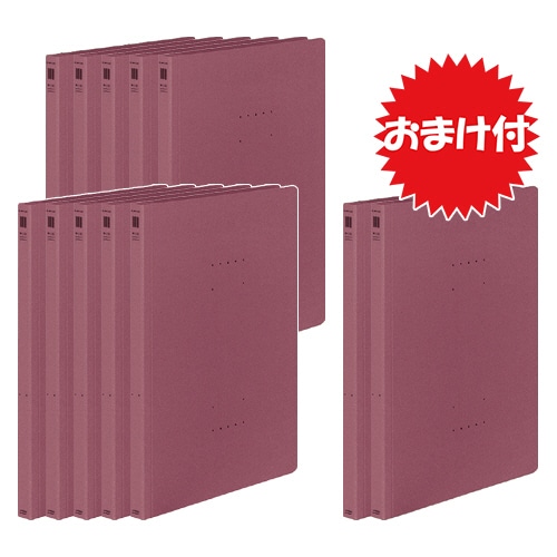 コクヨ フラットファイル(NEOS) A4タテ 150枚収容 背幅18mm ワインレッド フ-NE10DRX12 1パック(12冊)