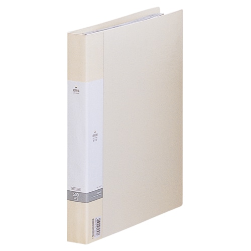 リヒトラブ リクエスト 名刺帳(ポケット交換タイプ) A4タテ 30穴 500カード ヨコ入れ 白 G8802-0 1冊