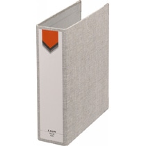 ライオン事務器 スモールファイル A5タテ 2穴 270枚収容 背幅60mm グレー No.30-A5S 1冊