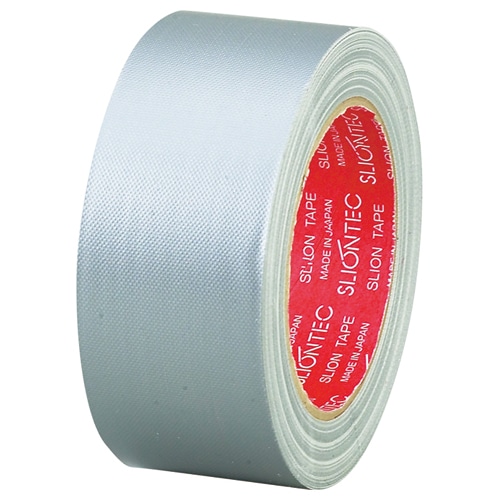 スリオンテック 布粘着テープ No.3390 50mm×25m 厚み約0.23mm シルバー No.3390-50SI 1巻