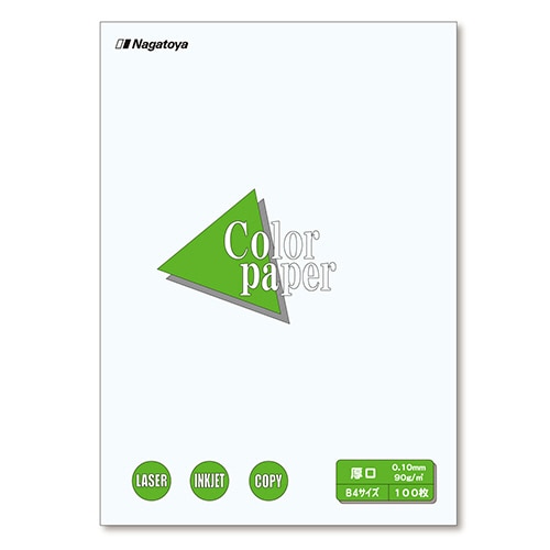 長門屋商店 Color Paper B4 厚口 白 ナ-2301 1冊(100枚)