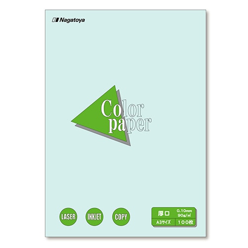 長門屋商店 Color Paper A3 厚口 水 ナ-1310 1冊(100枚)
