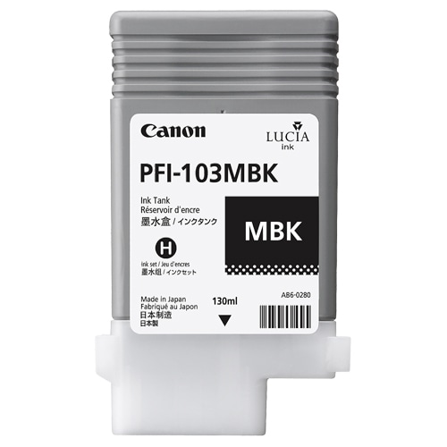 キヤノン インクタンク PFI-103MBK 顔料マットブラック 130ml 2211B001 1個