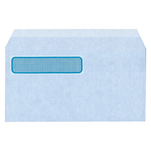 PCA 単票給与明細書用窓付封筒B 218×113mm テープ付 PA1117F 1箱(500枚)