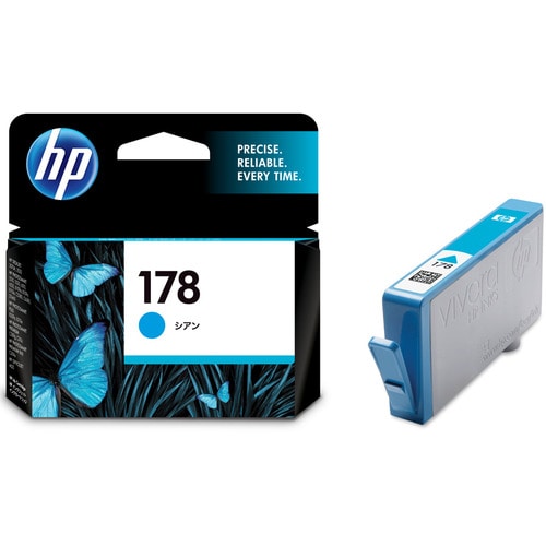 HP HP178 インクカートリッジ シアン CB318HJ 1個