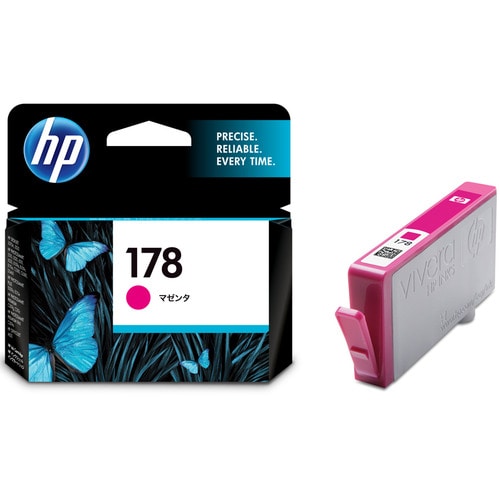 HP HP178 インクカートリッジ マゼンタ CB319HJ 1個