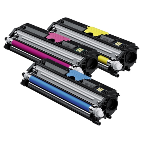 コニカミノルタ 大容量カラートナーカートリッジ バリューパック TVP1600YMC 1箱(3個:各色1個)