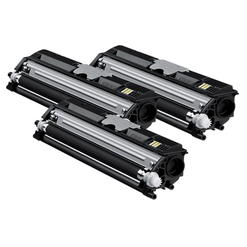 コニカミノルタ 大容量ブラックトナーカートリッジ バリューパック TVP1600K 1箱(3個)